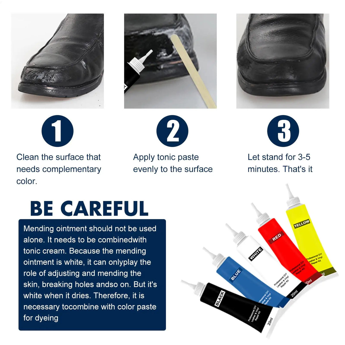 Leather Repair Paste – Color Restorer for Furniture & Bags Leather Repair Paste Axl