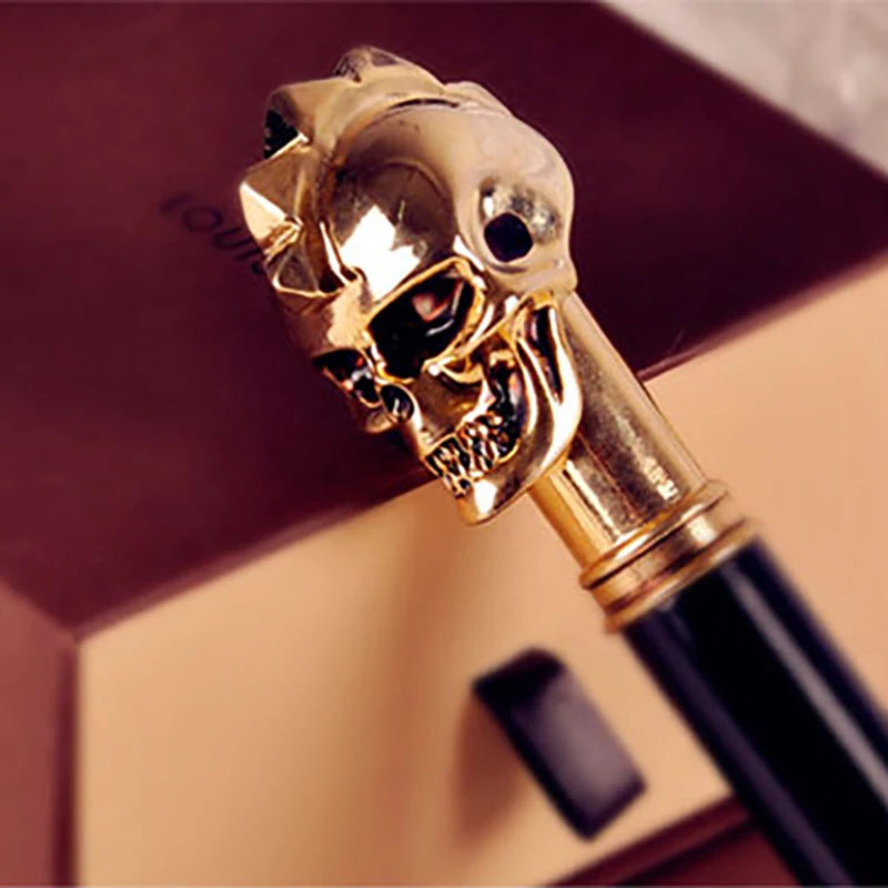 Skull Long Handle Golf Umbrella – Windproof Sun & Rain Golf Umbrella Axl