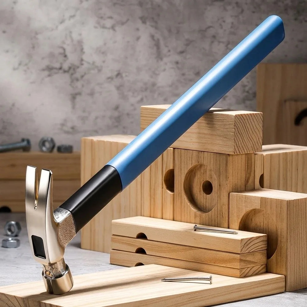 Magnetic Claw Hammer – Ergonomic Non-Slip Woodworking Tool Claw Hammer Axl