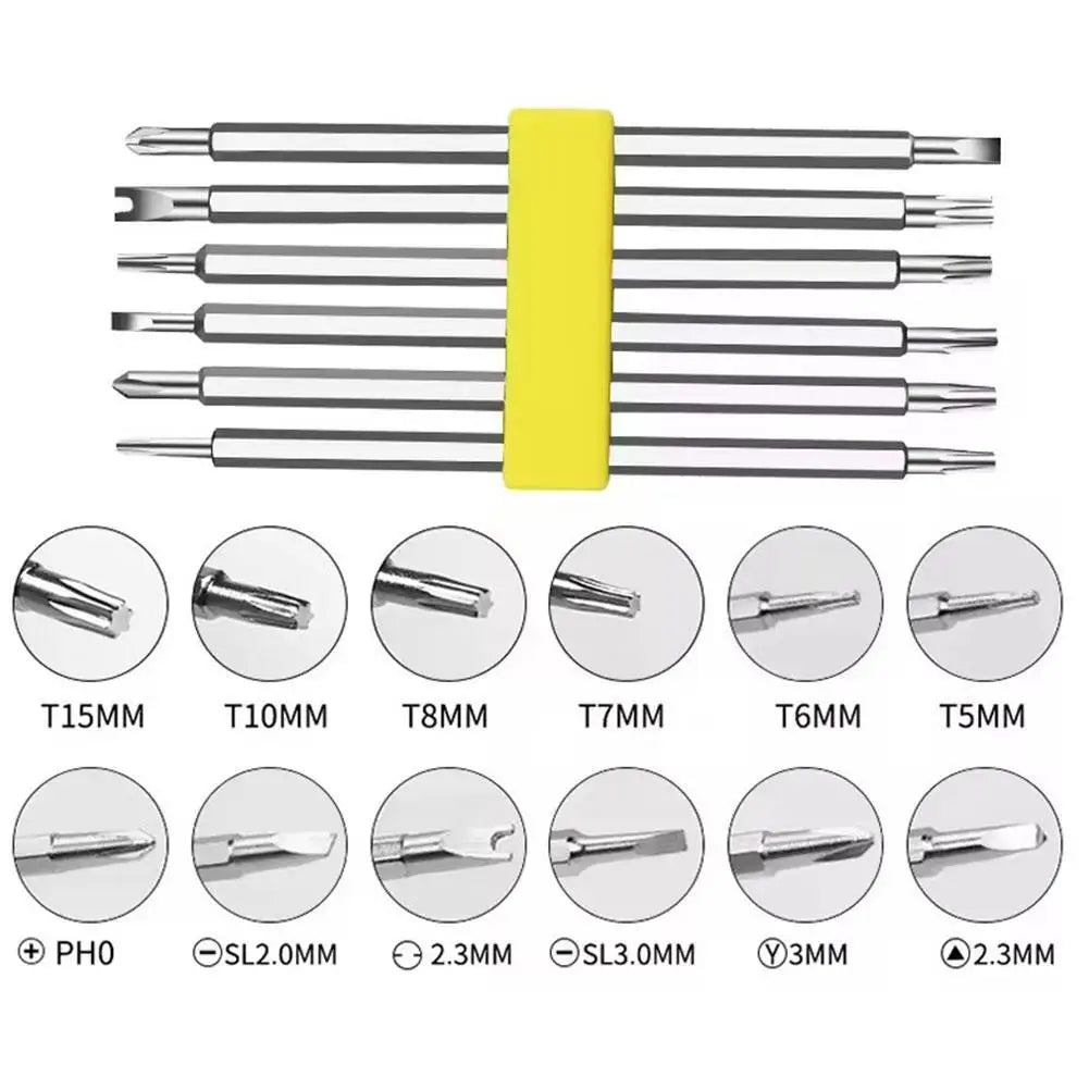 12-in-1 Magnetic Precision Screwdriver Set | Multi-Bit Tool Precision Screwdriver Set Axl