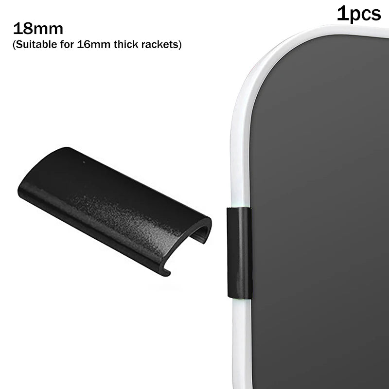 Pickleball Paddle Weight Clips 45×18mm TPU Snap Fastener Paddle Weight Clip Axl Black 1PCS