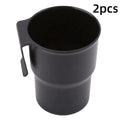 2-Pack Car Door Cup Holder – Clip-On Multi-Storage Shelf Car Storage Organizer Axl black 2pcs