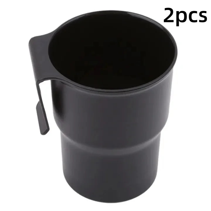 2-Pack Car Door Cup Holder – Clip-On Multi-Storage Shelf Car Storage Organizer Axl black 2pcs