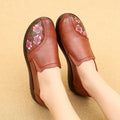 Women's Soft Ballet Flats – Breathable Slip-On Loafers | Lorilury Ballet Flats Axl Brown 38