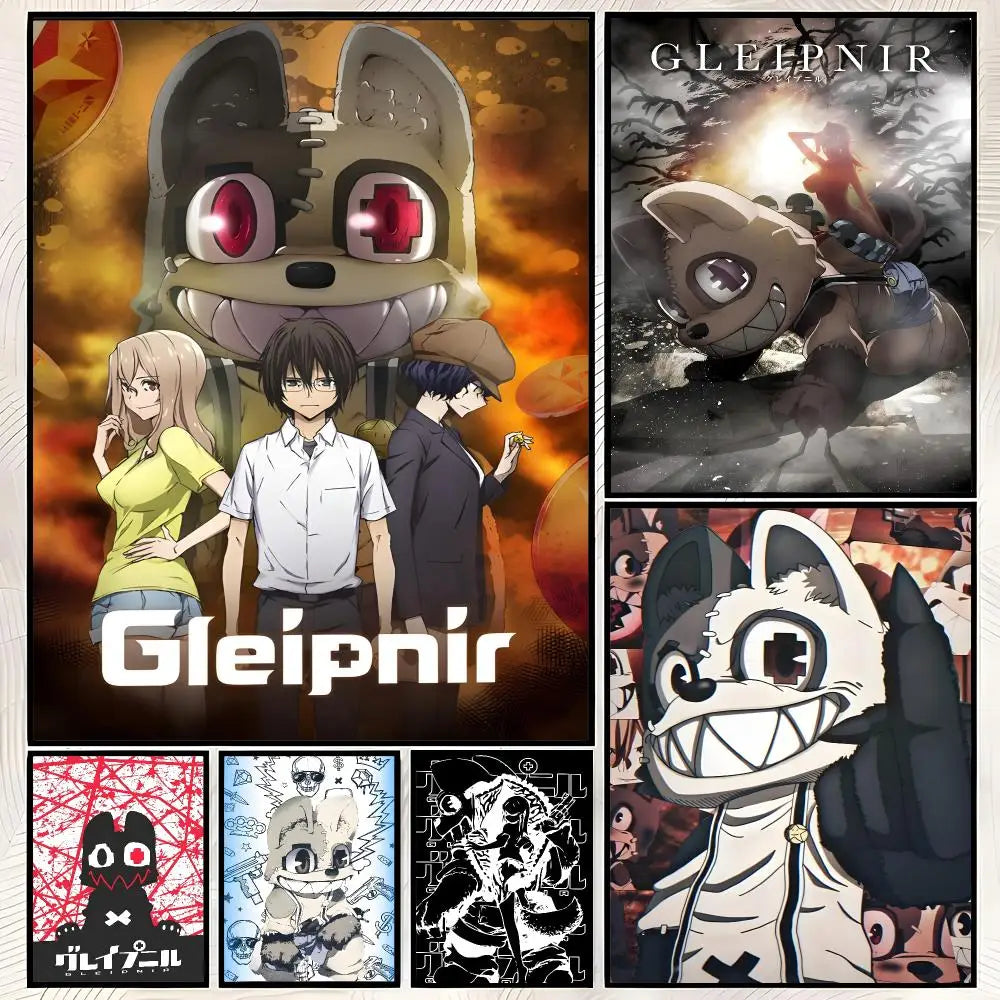 Gleipnir Anime Poster – Self-Stick HD Waterproof Wall Art Anime Wall Poster Axl