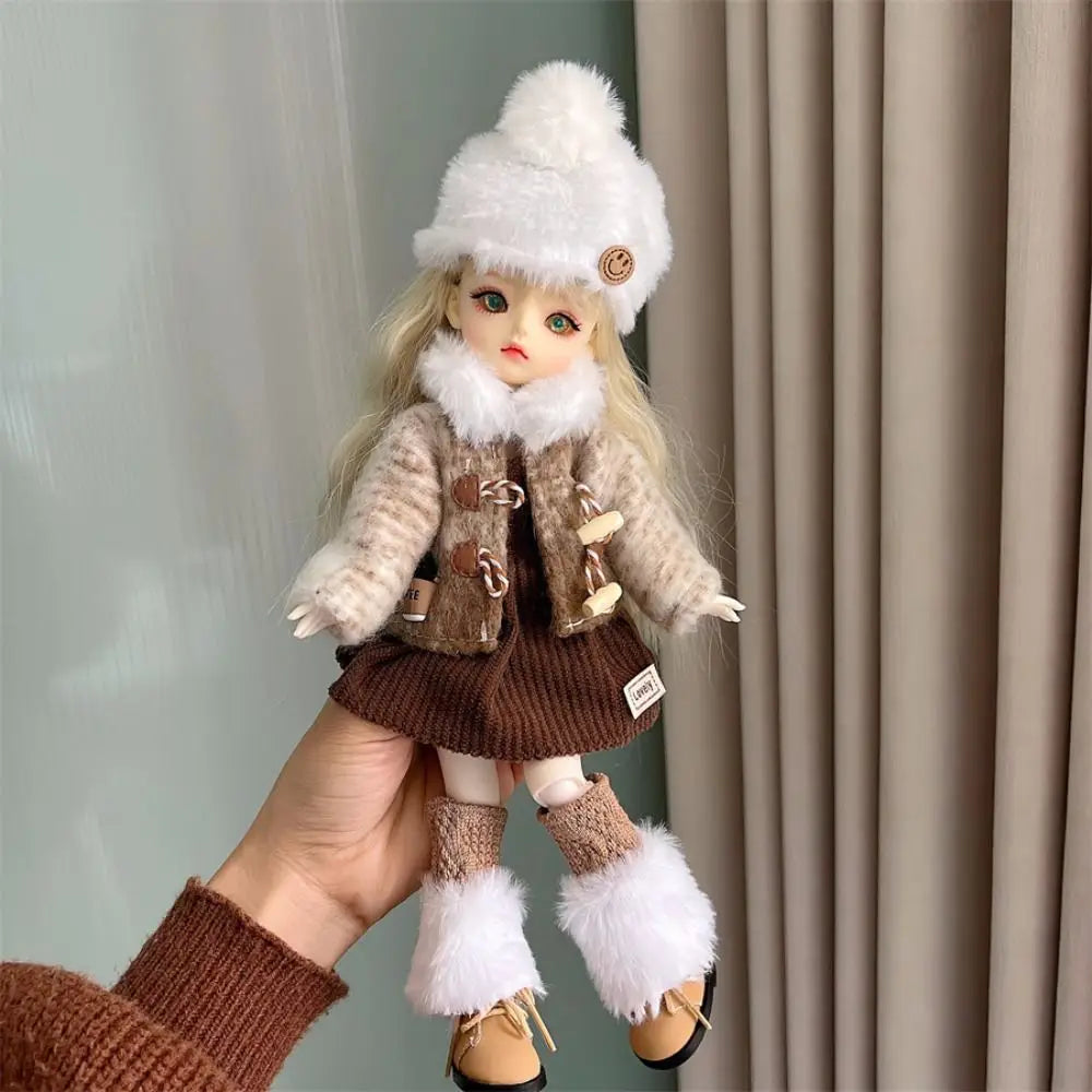 30cm BJD Doll Clothes – 1/6 Scale Outfit Set | Cartoon Dress Doll Outfit Set Axl
