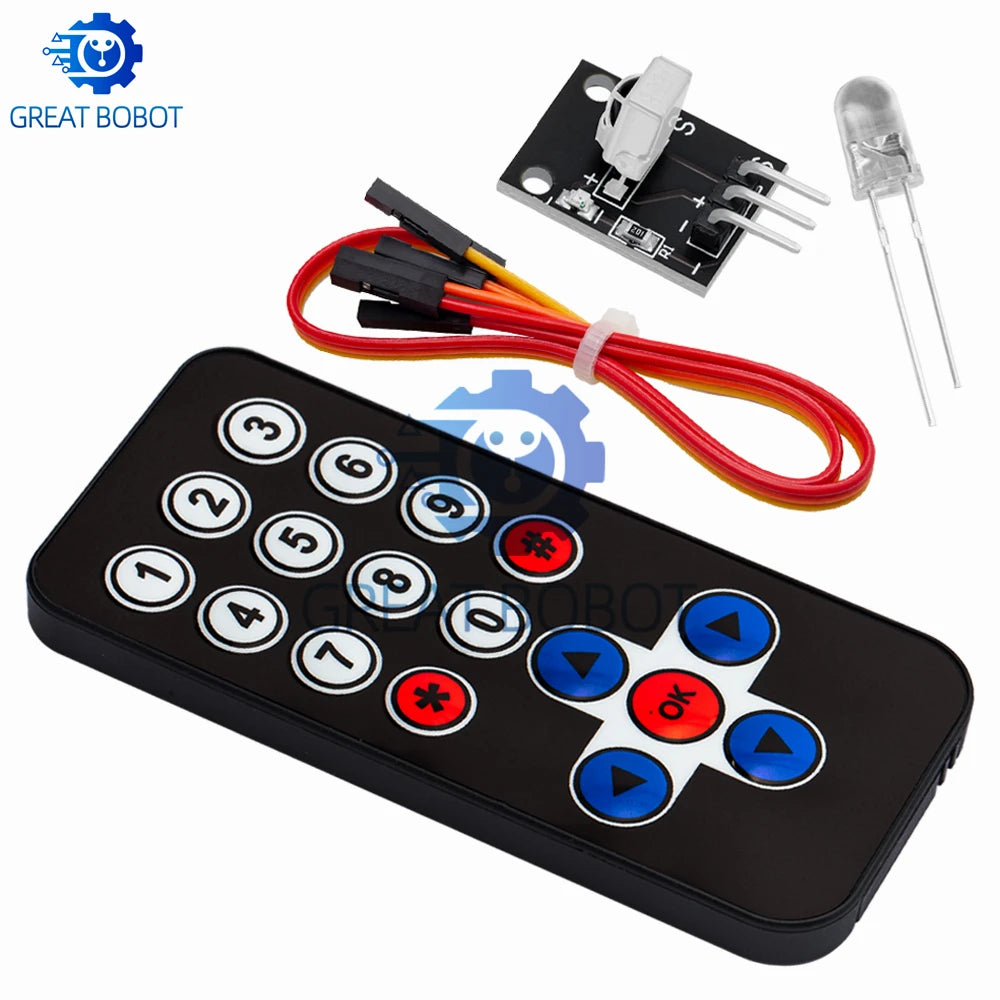 HX1838 IR Remote Control Module Kit for Arduino & Raspberry Pi IR Receiver Module Axl
