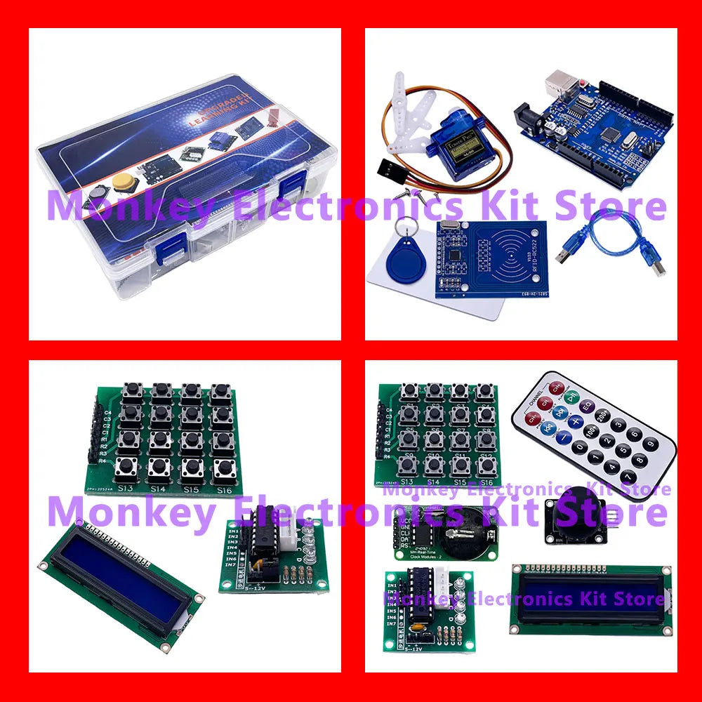 RFID IoT Learning Kit – R3 Development Board & Stepper Motor Electronics Learning Kit Axl