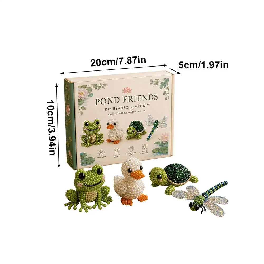 3D Beaded Animal Craft Kit – DIY Beading Set for Adults & Kids DIY Beading Craft Kit Axl 02