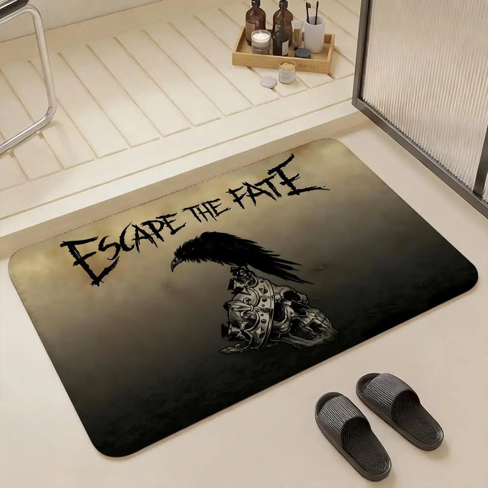 Escape the Fate Flannel Floor Mat – Non-Slip Soft Indoor Rug Flannel Floor Mat Axl