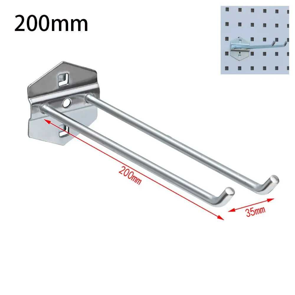 Steel Pegboard Hooks – Wall Mount Hanger for Garage & Kitchen Pegboard Hook Axl 200mm