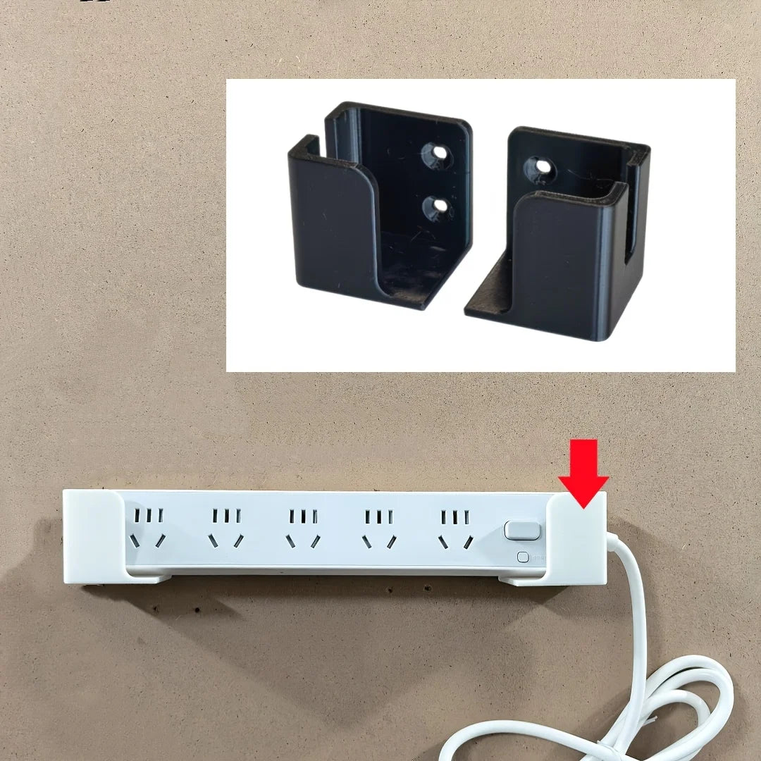 3D Printed Wall Mount Rack – Power Strip & Router Holder Wall Storage Rack Axl