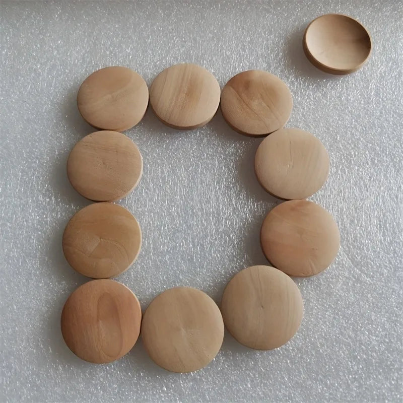 30 Pcs Wooden Landscape Ornament Discs – Natural Wood DIY Decor Wood Craft Discs Axl