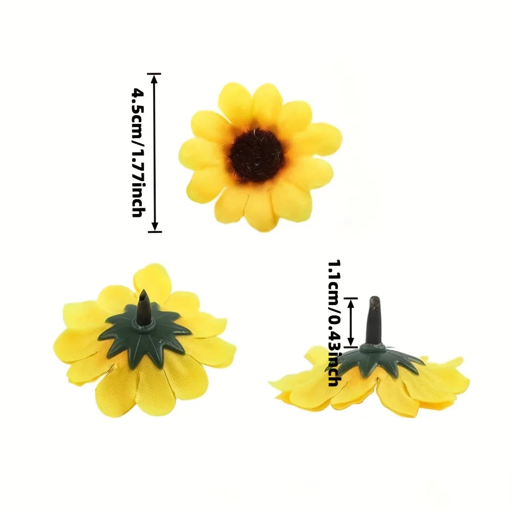 Artificial Sunflowers – Fabric Mini Fake Flowers for DIY Decor Artificial Flowers Axl