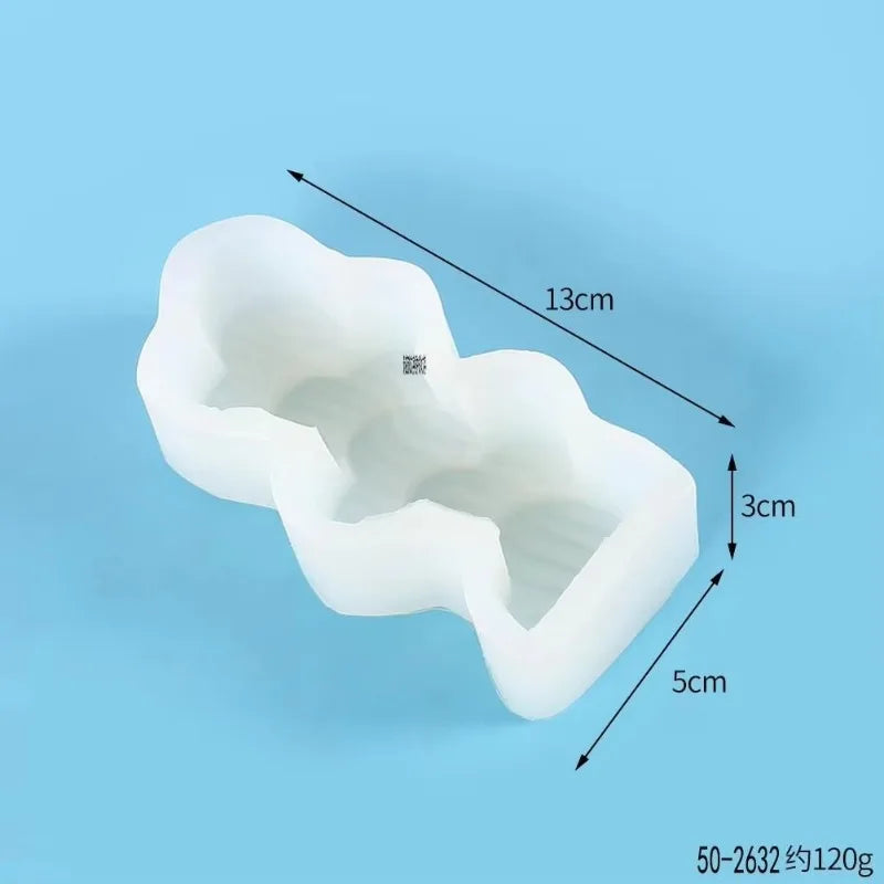 Silicone Mold for DIY Candle, Soap & Epoxy Resin Crafts Silicone Craft Mold Axl