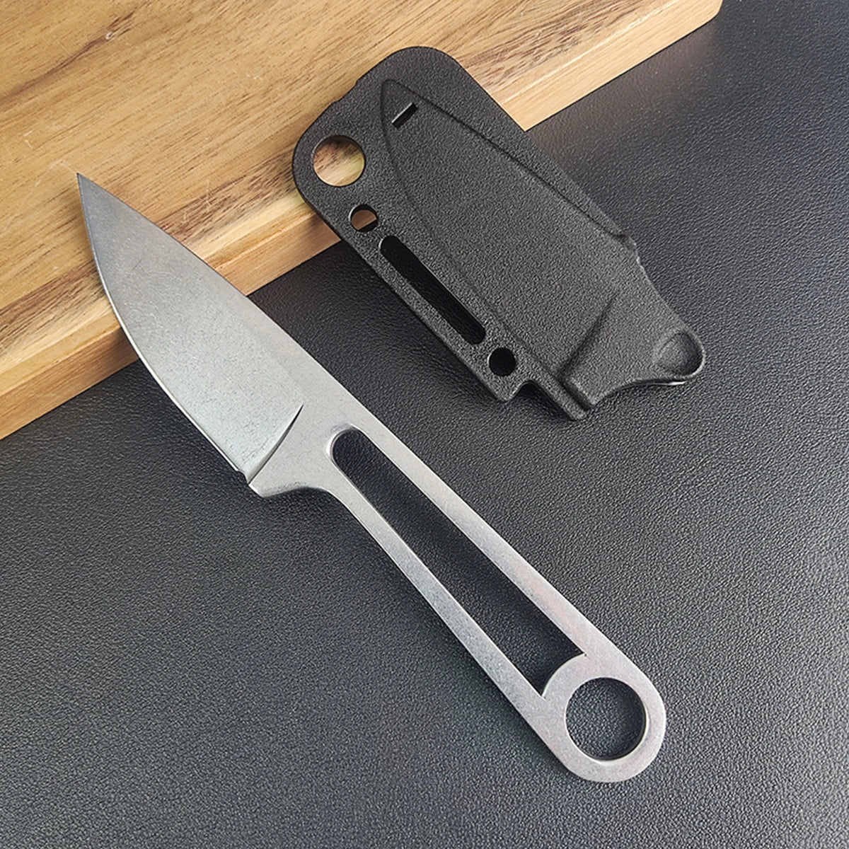SHENJIU Fixed Blade Knife – Camping, Hunting & EDC Steel Tool Fixed Blade Knife Axl 1pcs