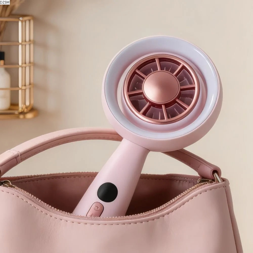 Portable Handheld Fan – Night Light & Digital Display Handheld Mini Fan Axl