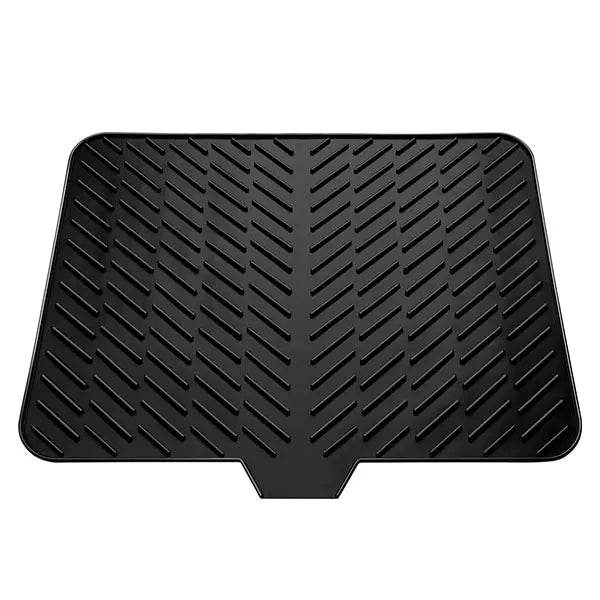 Silicone Dish Drying Mat – Non-Slip, Foldable & Heat-Resistant Dish Drying Mat Axl Black 58 x 43cm