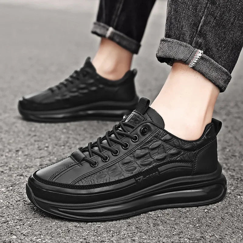 Men's Winter High-Top Casual Ankle Boots – Warm Lace-Up Men's Ankle Boots Axl