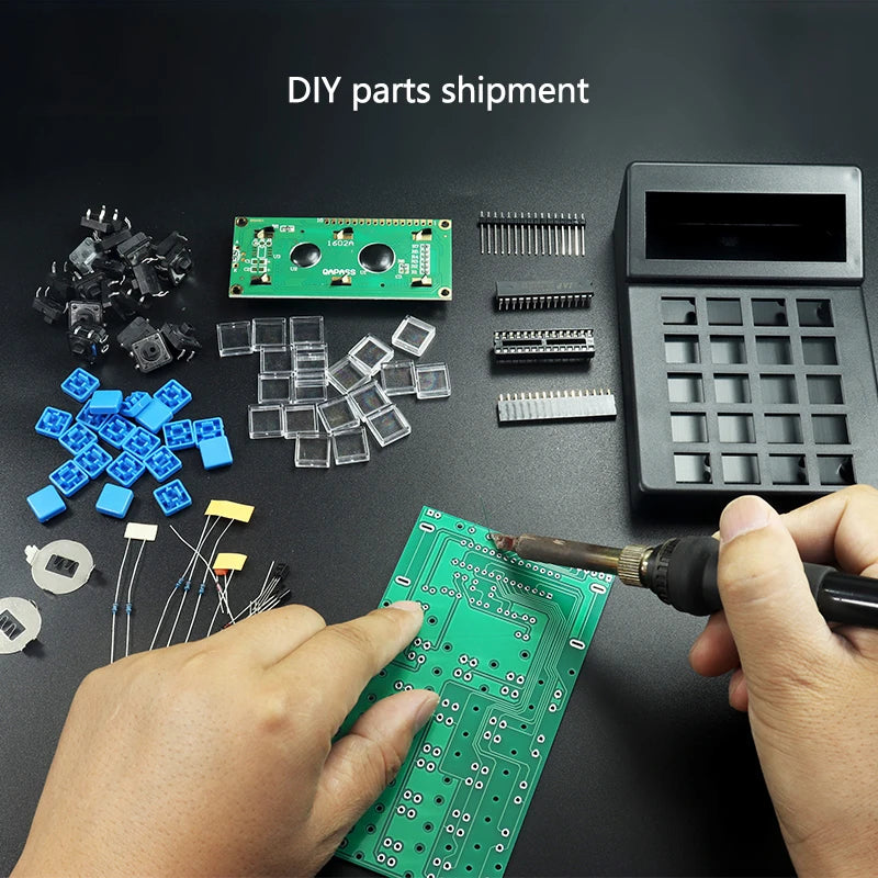 LCD Calculator DIY Kit – 51 Microcontroller Soldering Project DIY Electronics Kit Axl