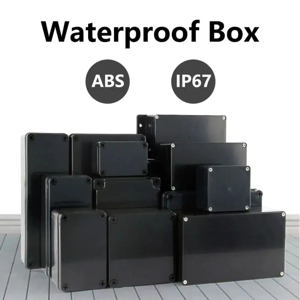 IP67 Waterproof Junction Box – ABS Outdoor Electronic Case Waterproof Project Enclosure Axl