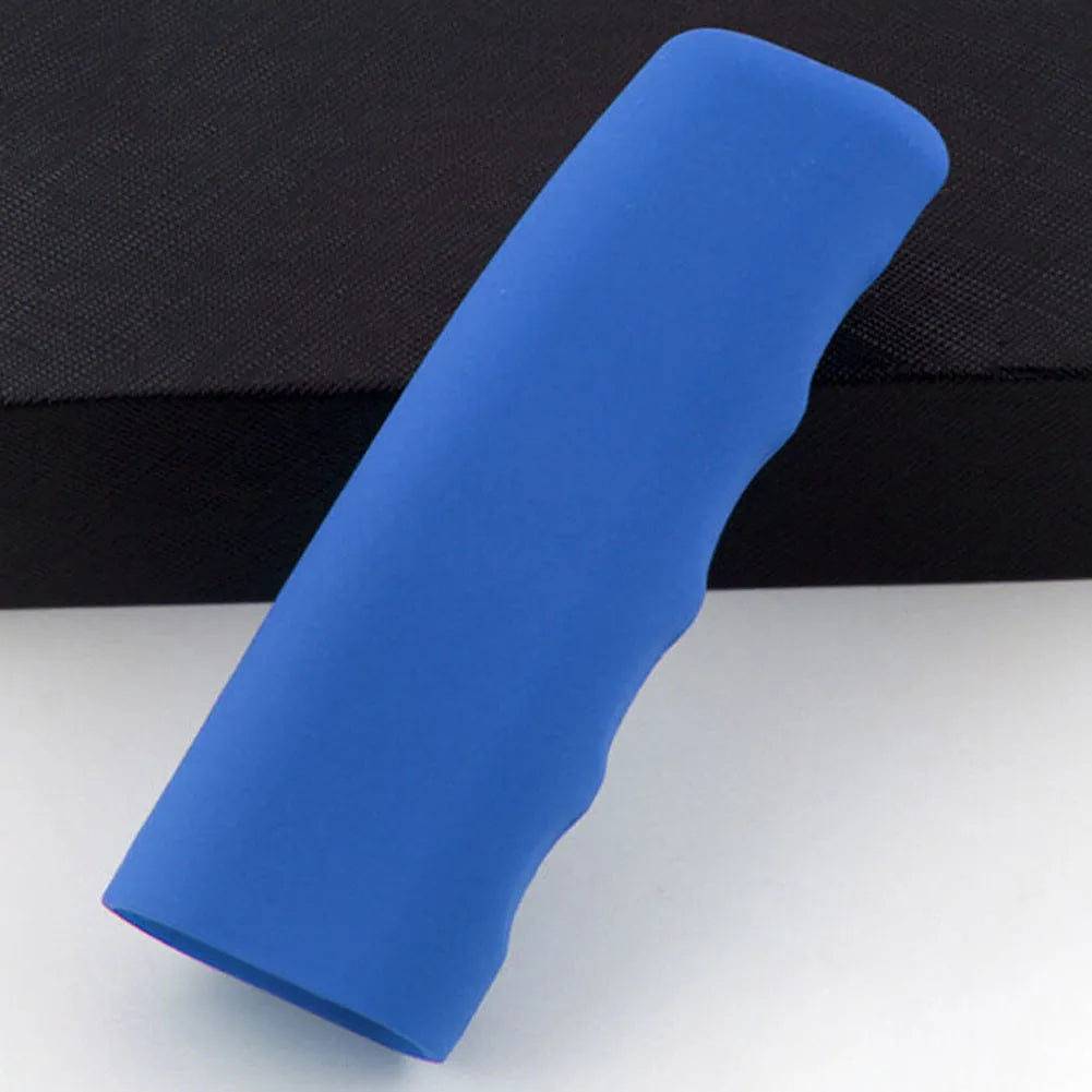 Universal Silicone Car Handbrake Cover – Anti-Slip Sleeve Car Interior Accessory Axl Blue