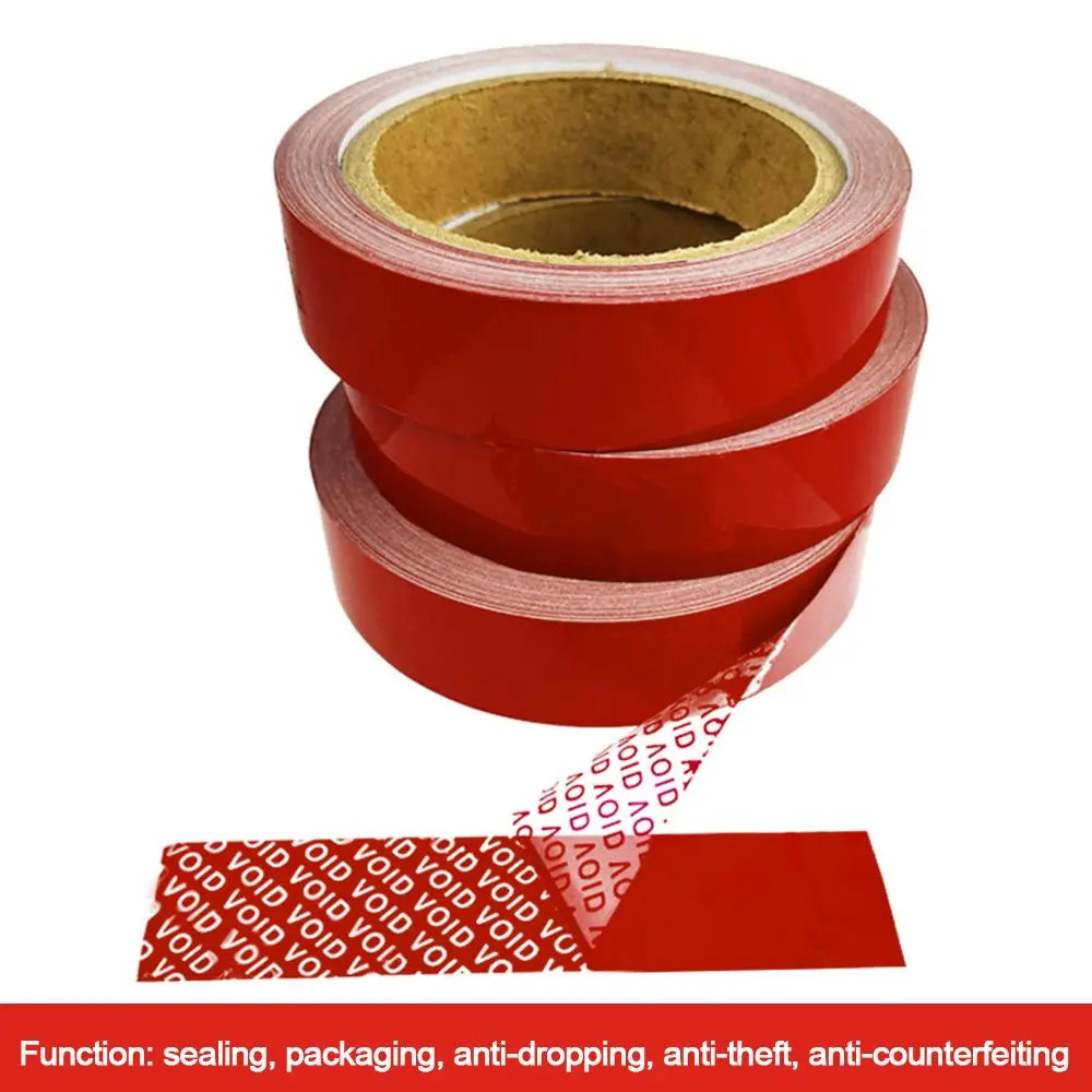 50M Tamper-Proof Security Void Tape – Anti-Fake Seal Label Security Seal Tape Axl