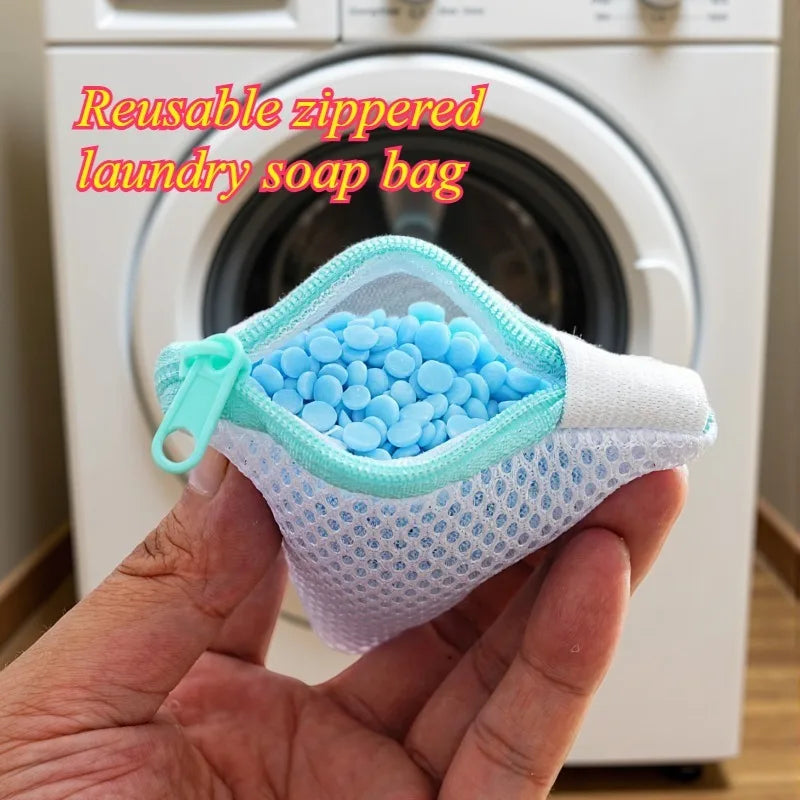 3-Pack Reusable Zippered Mesh Laundry Bags | Scent Bead Ready Mesh Laundry Bags Axl