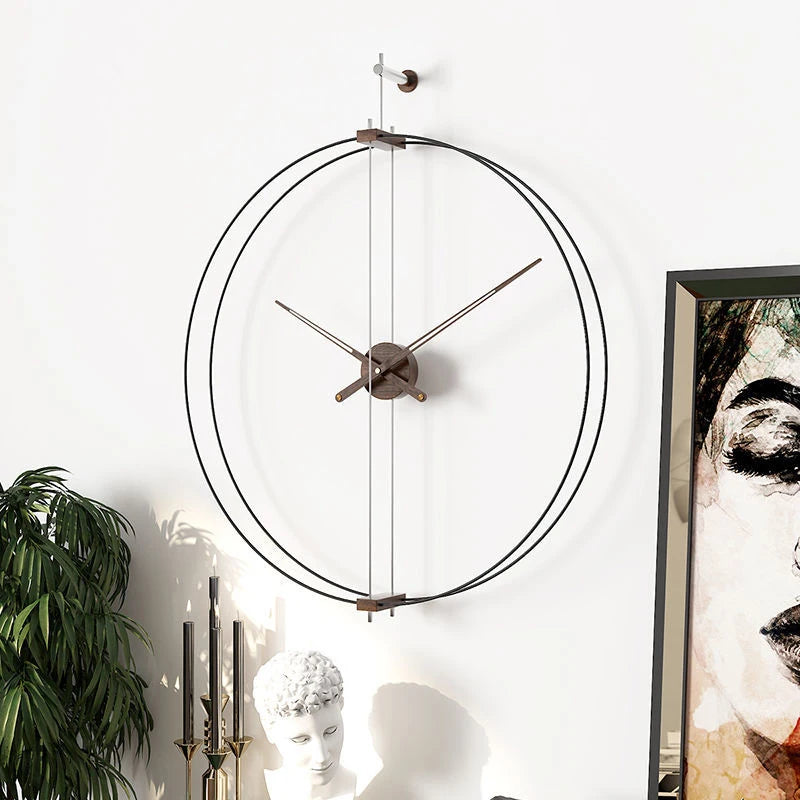 Large Nordic Modern Wall Clock – Silent Quartz Luxury Décor Decorative Wall Clock Axl
