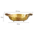 Brass Copper Fruit Plate – Retro Decorative Tray for Home Decorative Fruit Tray Axl Brass Fruit Plate