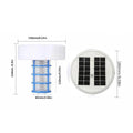Solar Copper Pool Ionizer – Floating Purifier & Color Light Solar Pool Ionizer Axl 1pcs