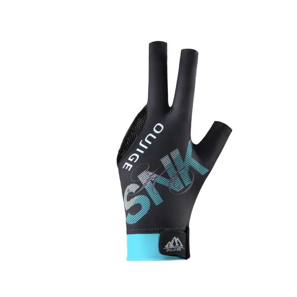 Three-Finger Left Hand Billiards Glove – Lightweight Unisex Cue Billiards Glove Axl Green