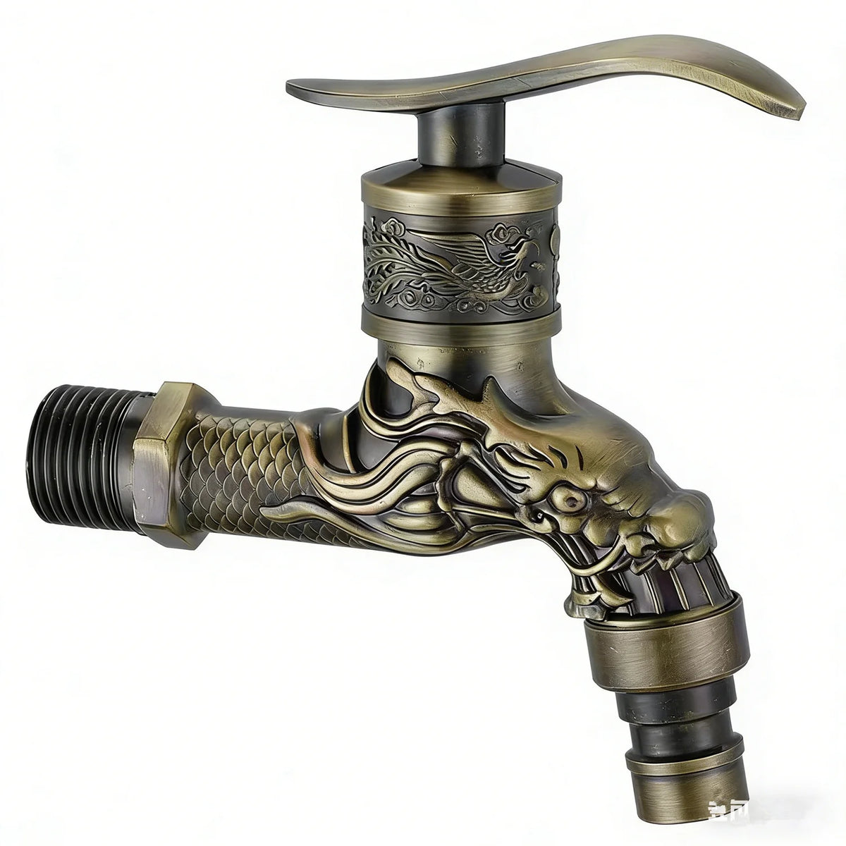 Antique Bronze Wall Mount Bibcock – Zinc Alloy Garden Faucet Garden Wall Faucet Axl A