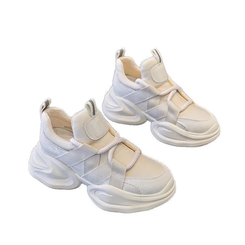 Women's Chunky Platform Sneakers – Breathable Height Boosting Chunky Platform Sneakers Axl
