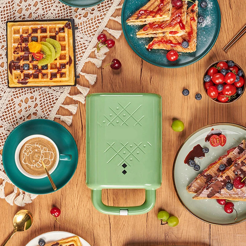 BALASHOV Electric Sandwich & Waffle Maker – Multifunction Sandwich Waffle Maker Axl