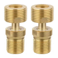 2-Pack Copper 360° Rotatable Angled Shower Faucet Adapter Plumbing Faucet Adapter Axl 2pcs