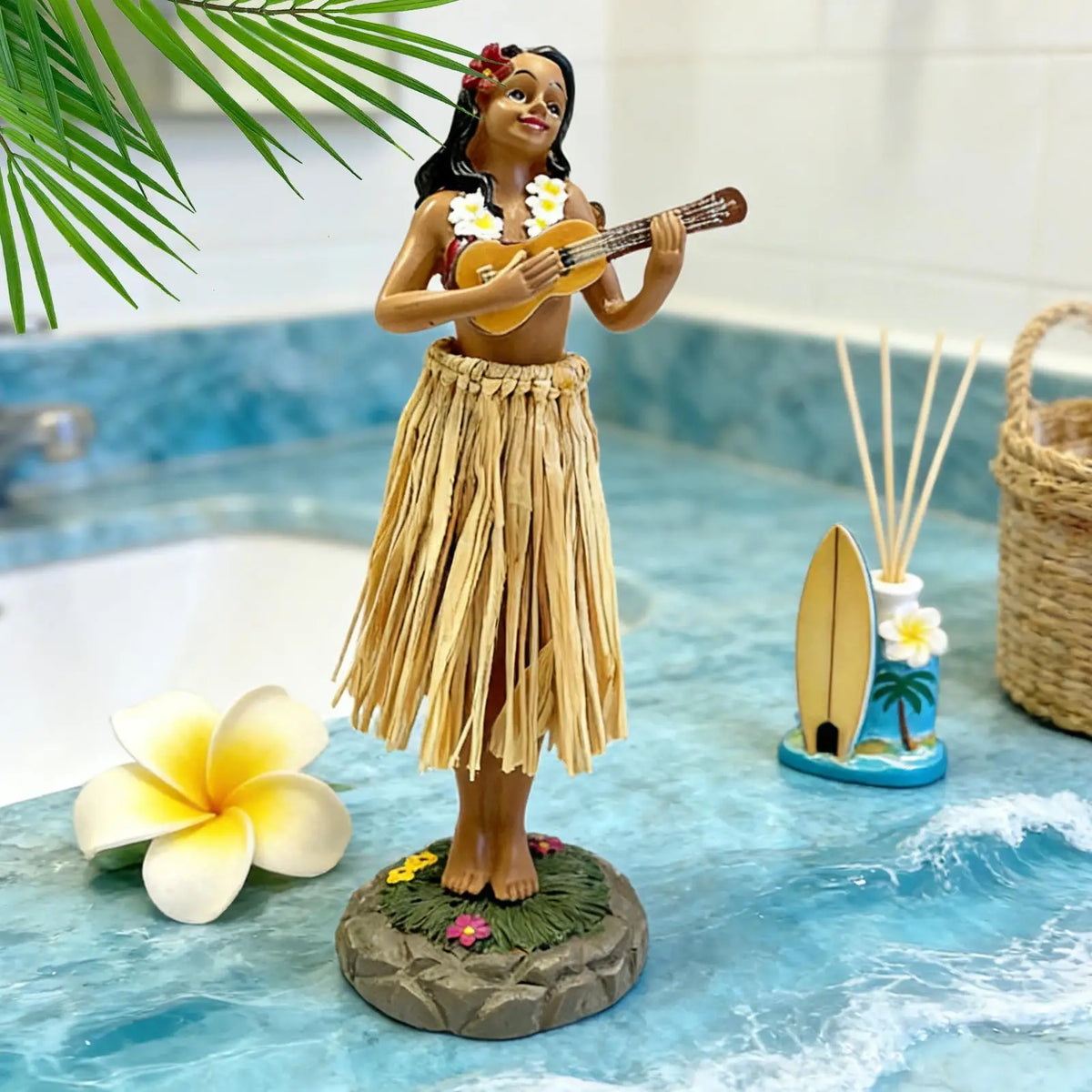 Hawaiian Dancer Dashboard Figurine – Hula Car Decor Ornament Dashboard Figurine Axl