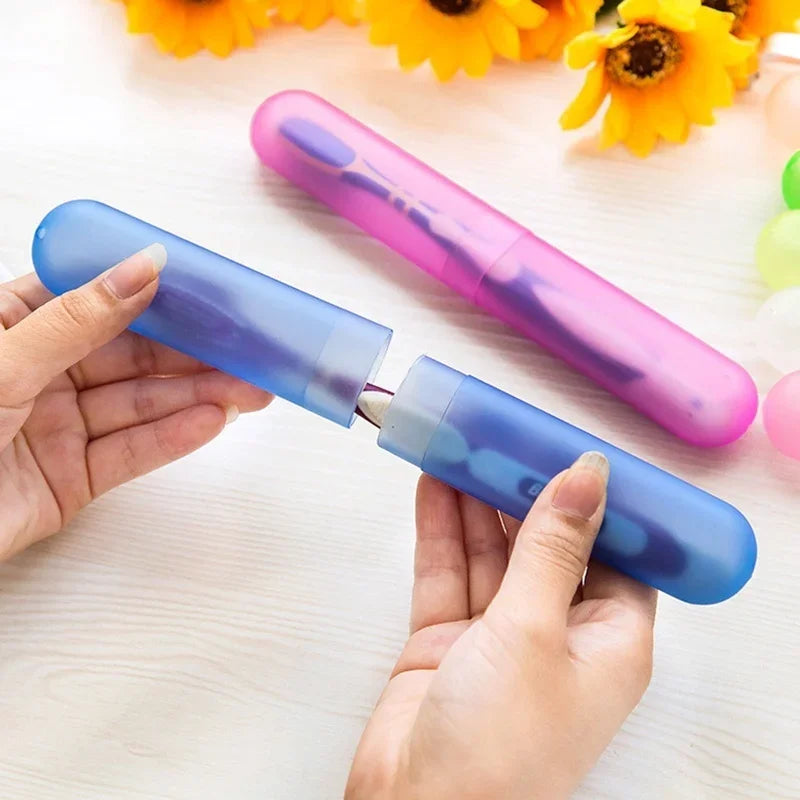 Portable Travel Toothbrush Case – Dustproof Protective Holder Toothbrush Travel Case Axl