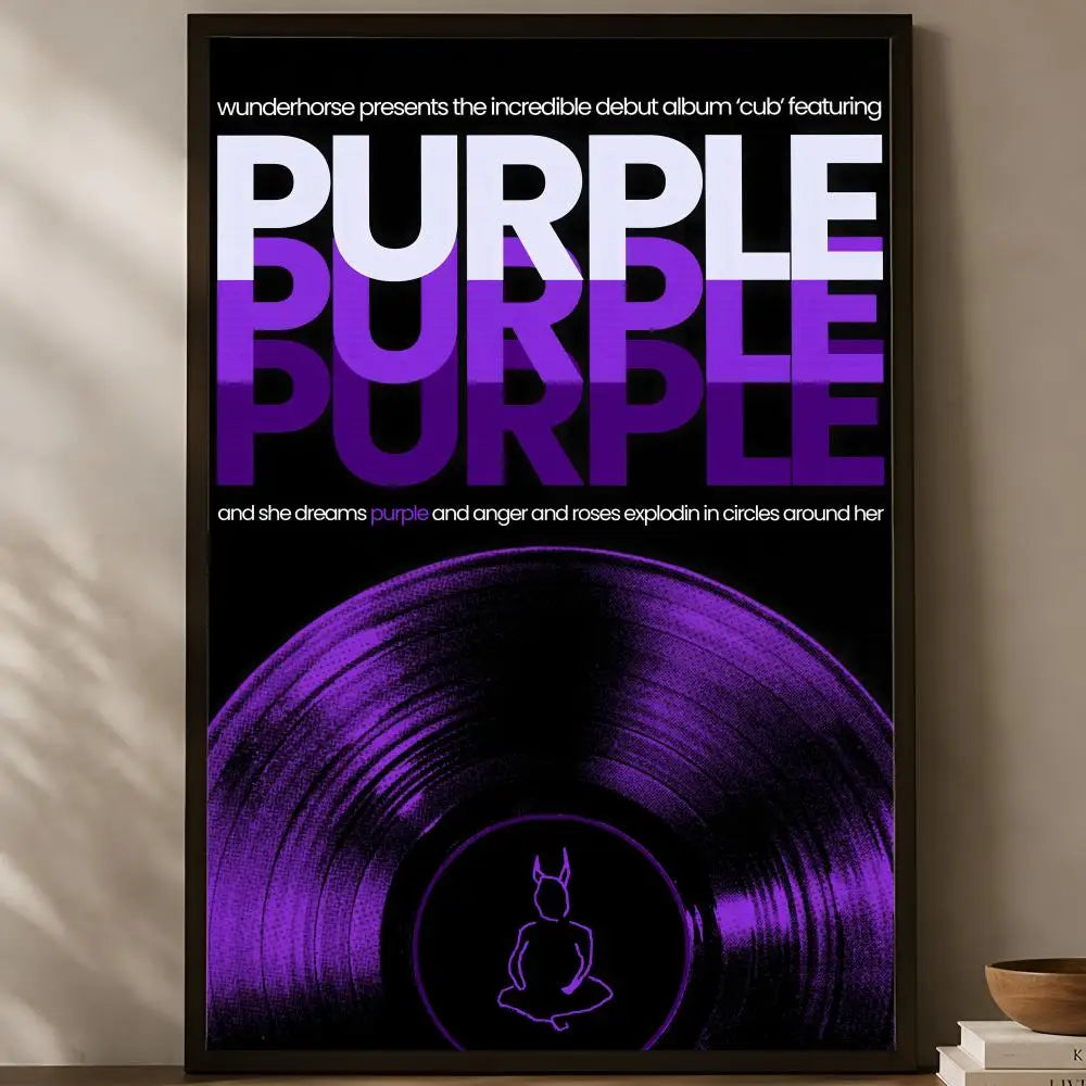 Deep Purple Band HD PVC Wall Art Poster – Self-Stick Decor Wall Art Poster Axl White04 60X90cmNoframe