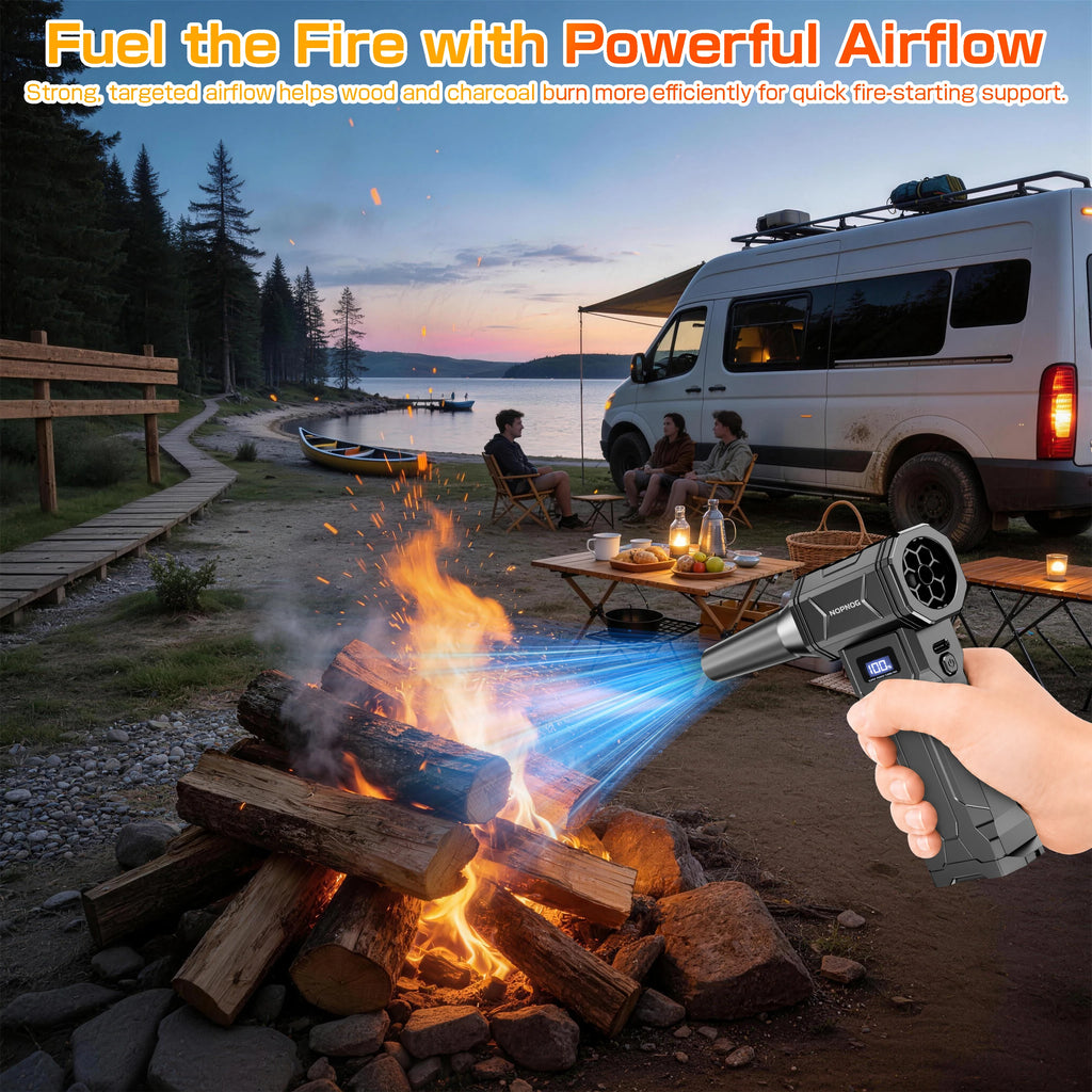 Portable Mini Turbo Fan Blower – 4-Speed Brushless Air Duster Turbo Fan Blower Axl