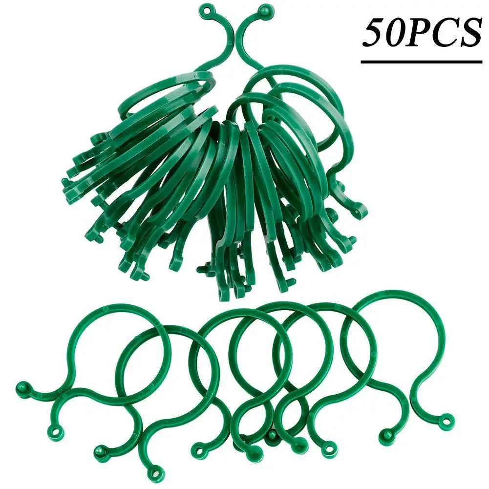 Garden Plant Support Clips for Tomato & Vine – 50/100 Pack Plant Support Clips Axl A 50pcs
