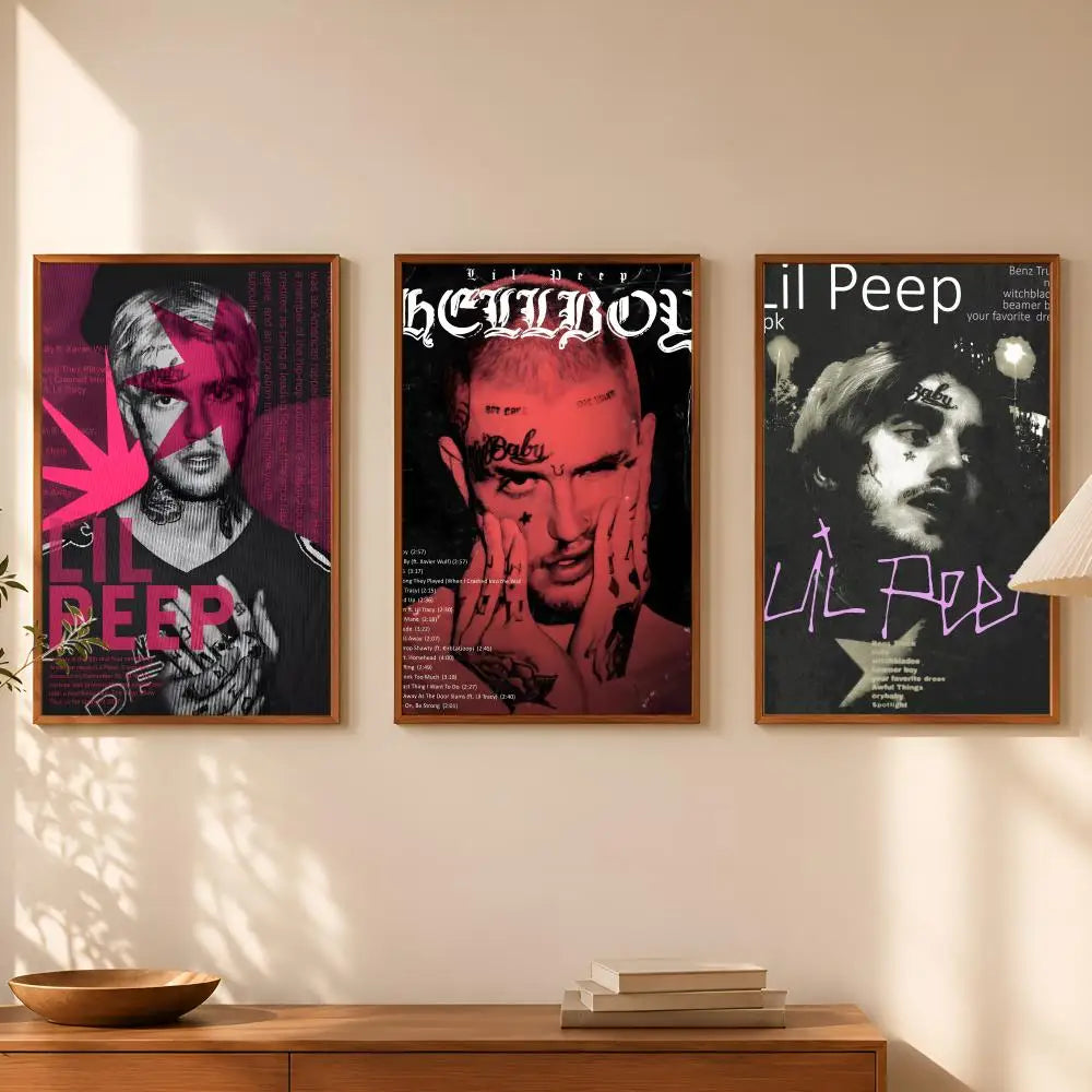 Lil Peep Sophisti-Pop Self-Stick HD Wall Art Poster | Waterproof Wall Art Poster Axl