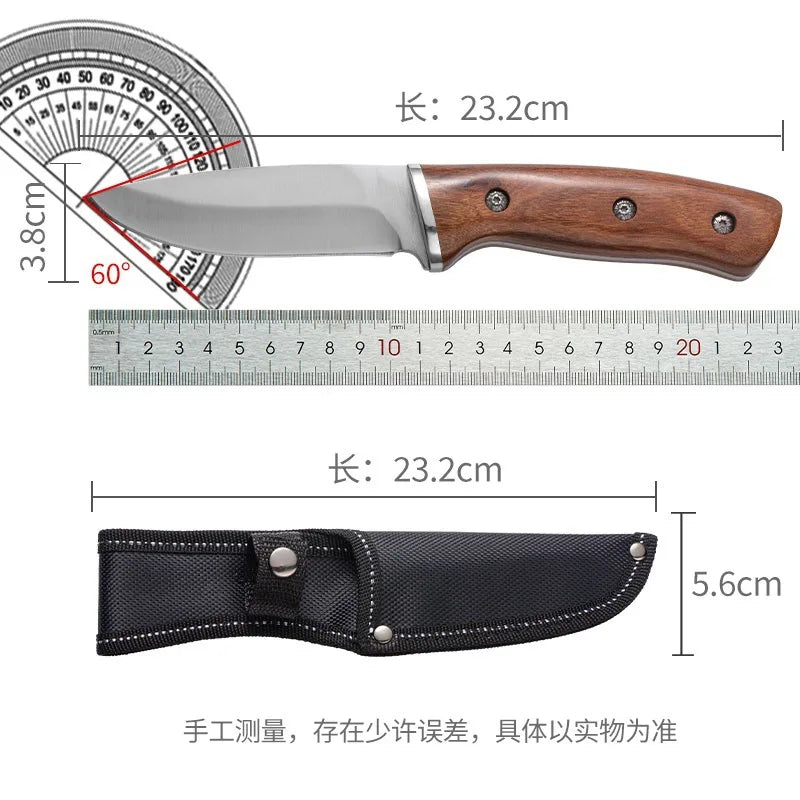 Handmade Forged Boning Knife – Stainless Steel & Rosewood Handle Boning Knife Axl