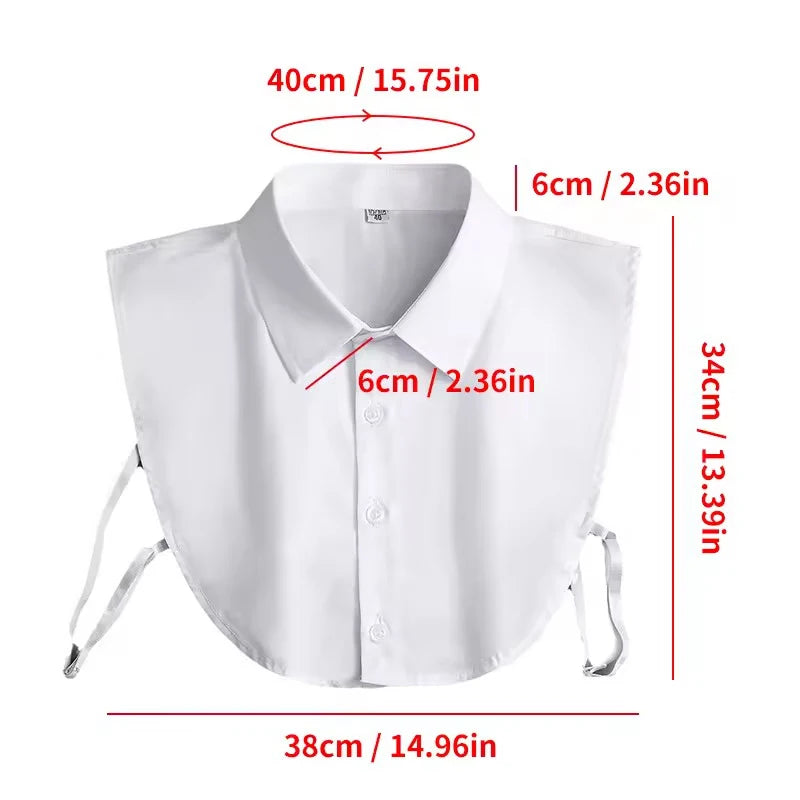 Detachable Fake Collar – False Shirt Collar for Men & Women Detachable Fake Collar Axl