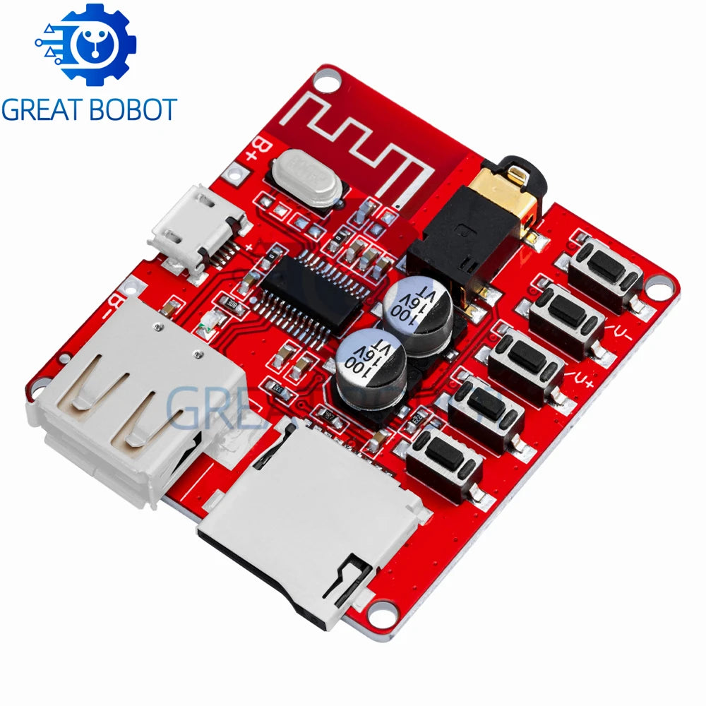 3W Bluetooth 4.1 MP3 Audio Receiver Amplifier Board | USB TF Audio Amplifier Board Axl
