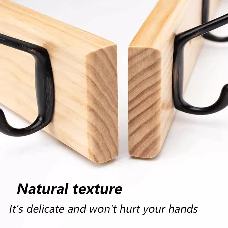 Wall Mounted Wooden Bathroom Shelf | Nordic Towel Rack Wall Mounted Shelf Axl
