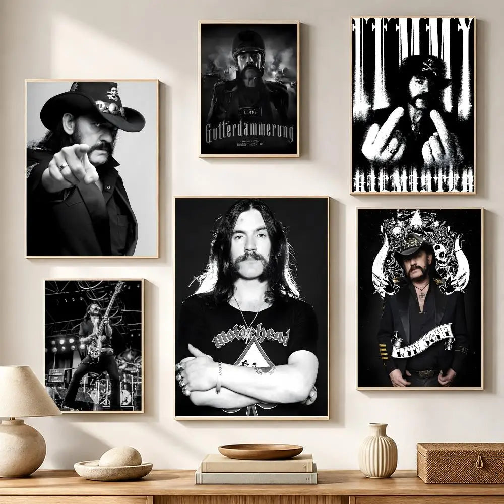 Lemmy Singer HD Waterproof Poster Sticker | Wall Décor & Gift Wall Poster Sticker Axl