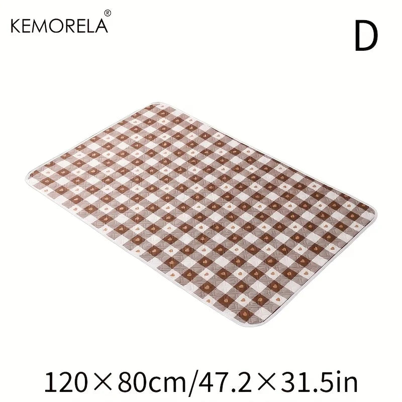Washable Guinea Pig & Hamster Cage Mat – Non-Slip 31"×47" Small Pet Cage Mat Axl D