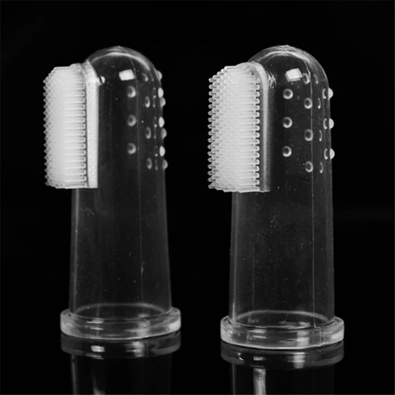 Silicone Pet Finger Toothbrush for Dogs & Cats | Oral Care Pet Finger Toothbrush Axl