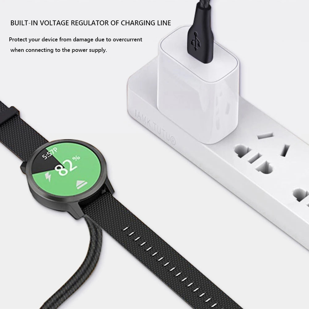 Garmin Fenix 7 6 5 Vivoactive Forerunner USB Charging Cable Smartwatch Charging Cable Axl